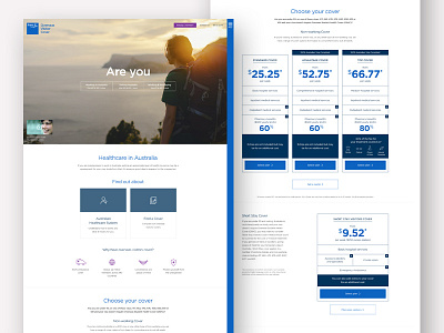 Bupa Microsite bupa health landing page