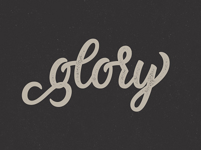 glory brush calligraphy custom type glory hand lettering lettering ligature script texture
