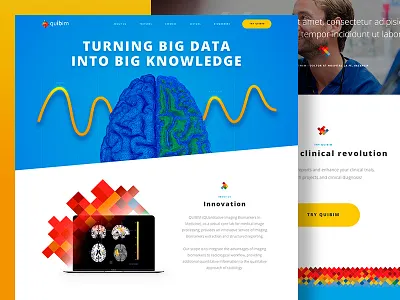 Quibim biomarkers brain graph home knoledge landing medical medics photoshop powerful slider