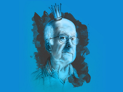 Peter Higgs Illustration drawing illustration pencil royal