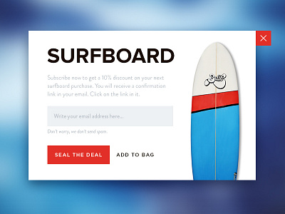 Day 16 — Pop-Up / Overlay 016 dailyui flat minimal modal pop up ui ux