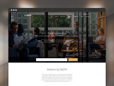 SKEPP - Homepage clean design homepage sketch ui ux web