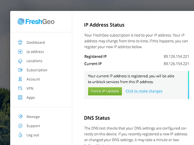 User Dashboard center clean clear control dashboard fresh panel simple ui design user