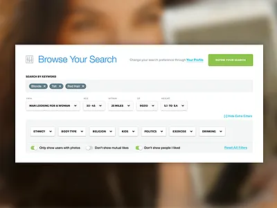 Browse your next date browse find search tool