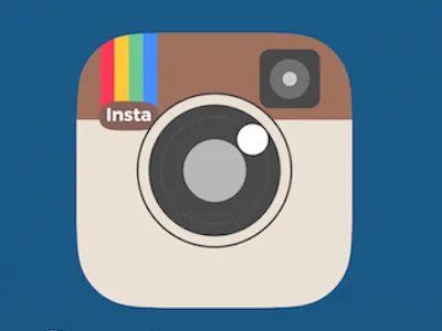 Flat Instagram Logo flat instagram logo minimalist