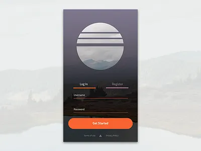 Day 1: Sign Up dailyui mobile signup tycho ui