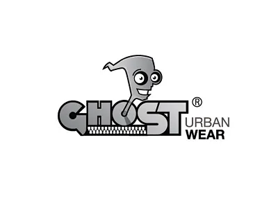 Ghost - Urban wear funny illustration logo