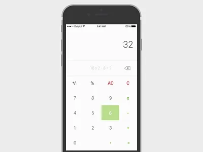 Daily UI challenge #004 004 app application calculator challenge daily ui daily ui challenge flat ui ux