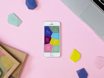 Estimote App Grid app beacons branding estimote grid hub ios iphone ui