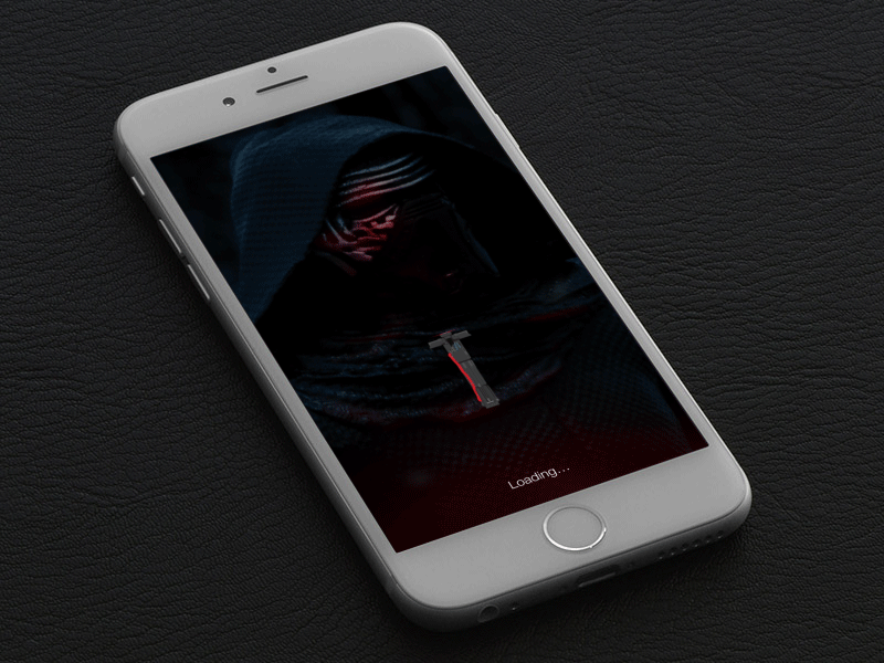 Star Wars Force Awakens Loading Animation animation awakens empire force hilt kylo lightsaber loading ren star wars