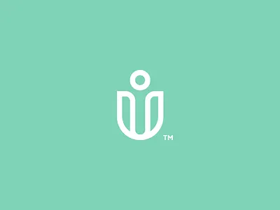 Unused Mark brand development branding design home hospital icon identity individual location logo