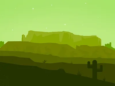 Rock Formations cactus desert night rocks stars utah