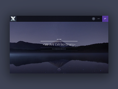 Extraordinary Portfolio home screen landing page portfolio