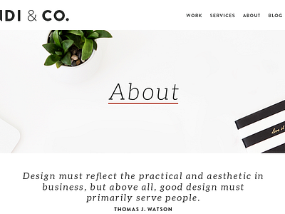 Sneak Peak WIP - K & Co. graphic design web design
