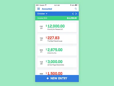 Revenue Stream app fun ios mobile party ui ux