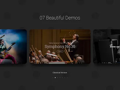 Hugo | New Preview Page artist band beautheme demo dzoan hugo music preview theme wordpress