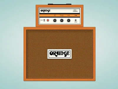 Daily UI 007 - Settings | Orange Amp amplifier codepen codevember daily ui dailyui settings