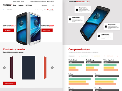 'Droid Does' Landing Page Concept for Verizon droid verizon