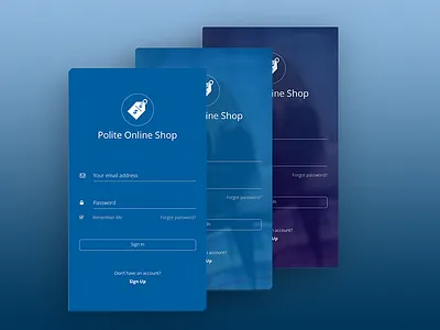 Polite Online Shop iOS App UI Kit (WIP) app ios mobile ui kit userinterface