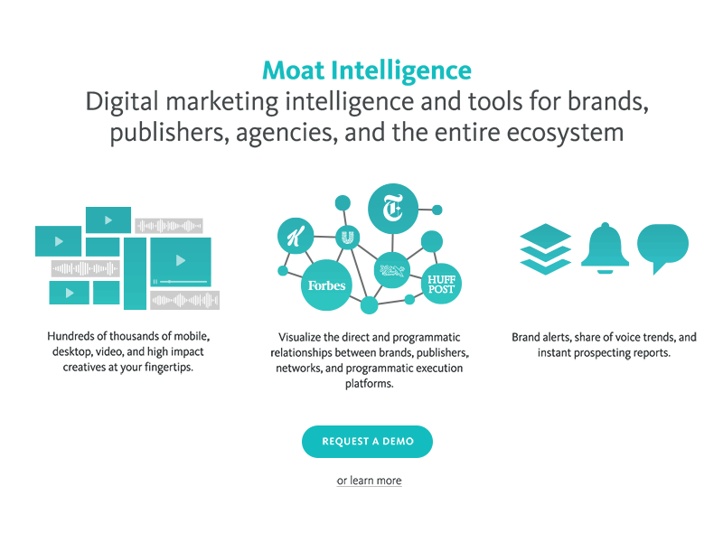 Moat Website saas web design website design