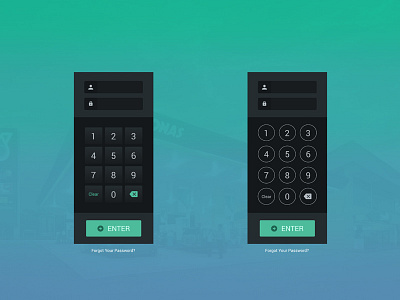 Login Screen for POS System [UI Practice] login login screen malaysia petronas point of sale pos ui