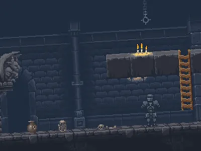 Magic Castle Tile Set art assets game metroidvania pixel art texture tile map tile set