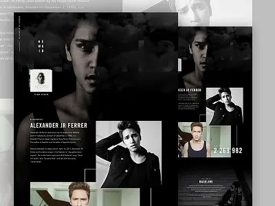 Newkid - The Next Generation artist design flatdesign music newkid ui ux webdesign