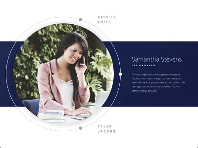 Testimonials flat material minimal prototype testimonial web