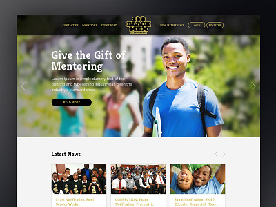 100 Blackmen of Sacramento blackman web design