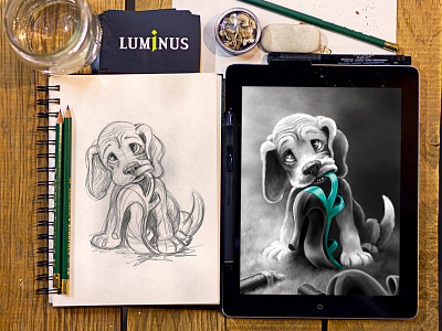 Puppa character illustration illustration