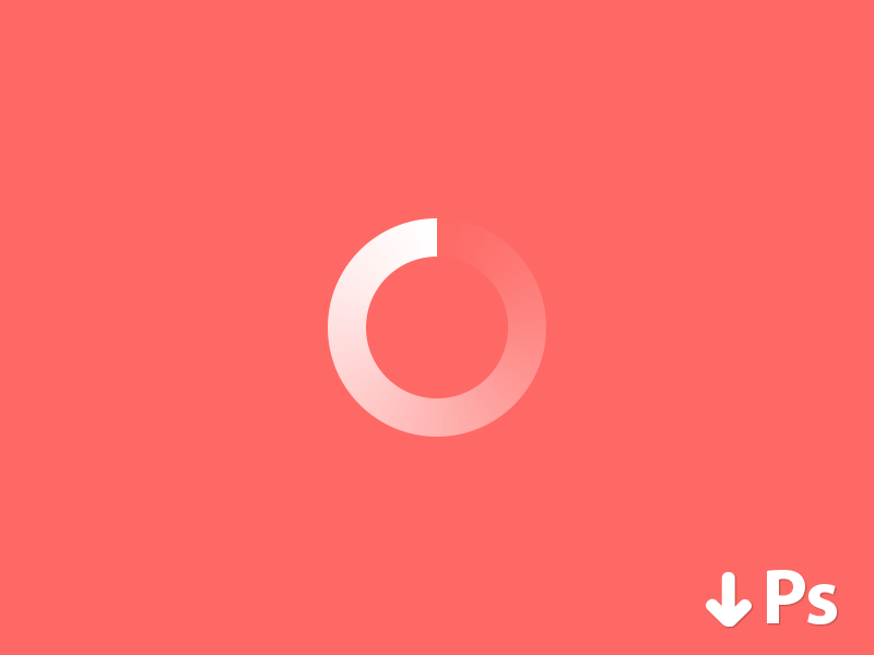 Loader Rebound 2d animation clean design flat gif illustration loader photoshop red vector