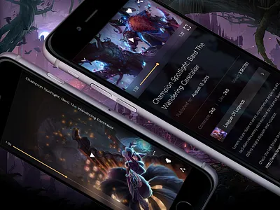 GameSpot App - Video Player Section app design game interaction lol mobile ui ux video