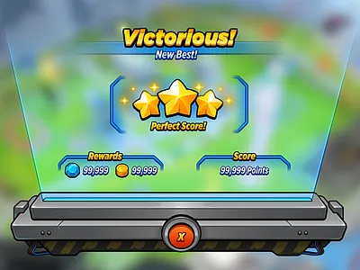 Marvel UI Style Projector avengers game marvel ui