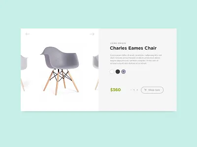 #012 - Single Item (Shop) challenge dailyui ecommerce shop single product ui