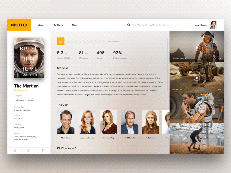 Cineplex Experience cineplex experience gallery imdb media movies photos player show trailer tv video