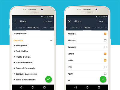 Amazon Filter Screen Redesign Concept amazon filter screen e commerce filter screen filter screen filter screen android l filter screen android lolipop filter screen material design shopping app