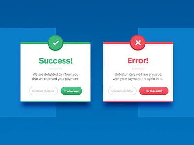 Daily UI - 011 - Flash Message box challenge dailyui design error flash message flashmessage payment success