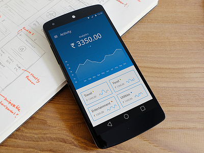 Mobile Banking App android app banking design interaction manager mobile online smart spend ui ux