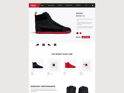 Yours Website redesign clean design interface minimal redesign ui ux