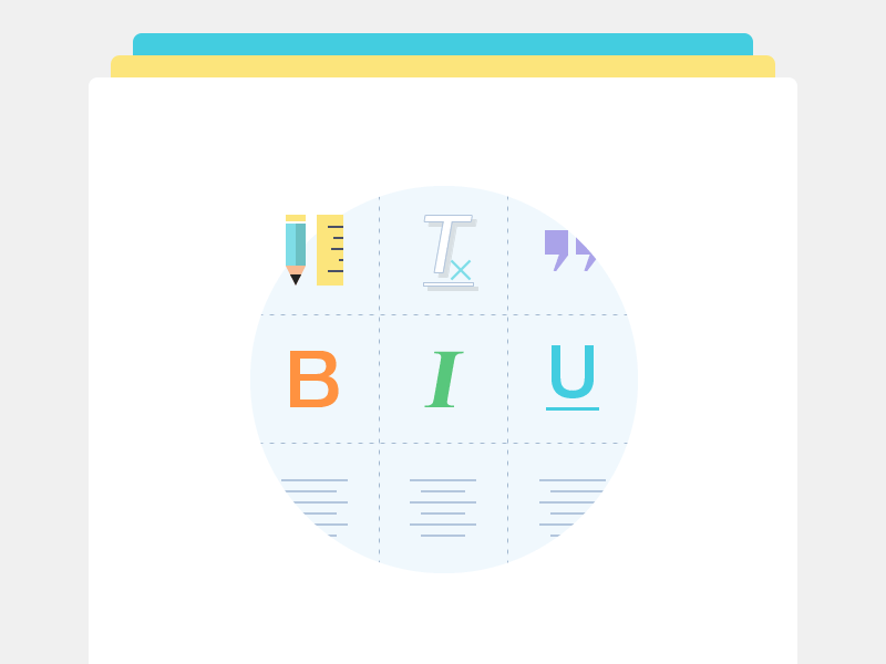 Pages Walkthrough app colors illustration ios iphone pages sharing templates text formatting tools walkthrough welcome