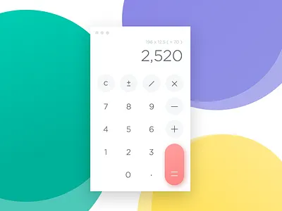Day 004 - Calculator - Daily UI add calculator daily ui flat minimal number ui ux