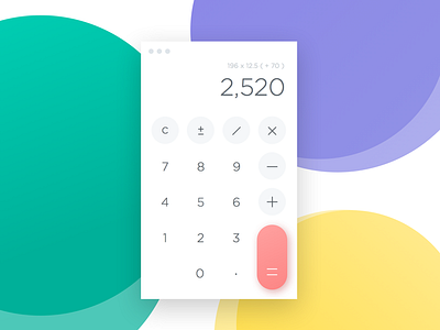 Day 004 - Calculator - Daily UI add calculator daily ui flat minimal number ui ux