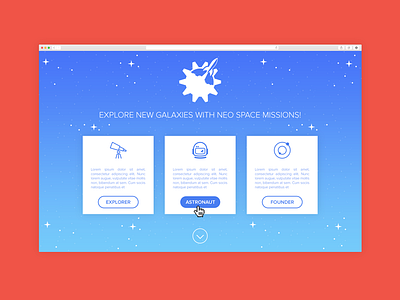 Dailyui003 Dribbble above the fold dailyui dailyui003 fold landing page