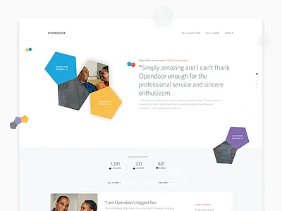 Customer Page customer customer stories real estate testimonials web design web page