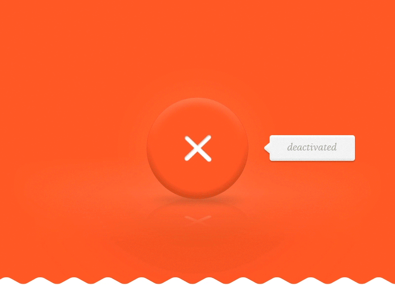 Activate Icon - Animation active animation dailyui download error form framer gif icon surce ui ux
