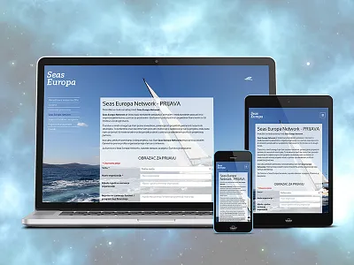 Seas Europa Website animation bootstrap brochure css design html illustrator indesign photoshop sass web design