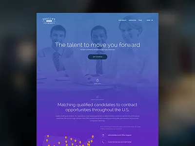 QSA Website costarica flat layout ui user experience user interface ux web web design website