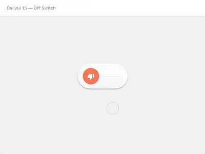 Thumbs Up! 015 austin buttons dailyui design material design mudshock switch thumbs down thumbs up toggle ui