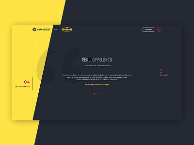 Screen 09 - Testimonials case study clean dark design flat porfolio screen slide testimonial ui ux web