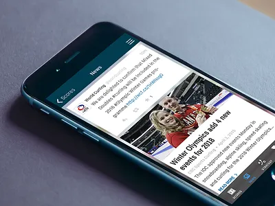 Curling Zone iOS app curling ios match mobile news scores sports